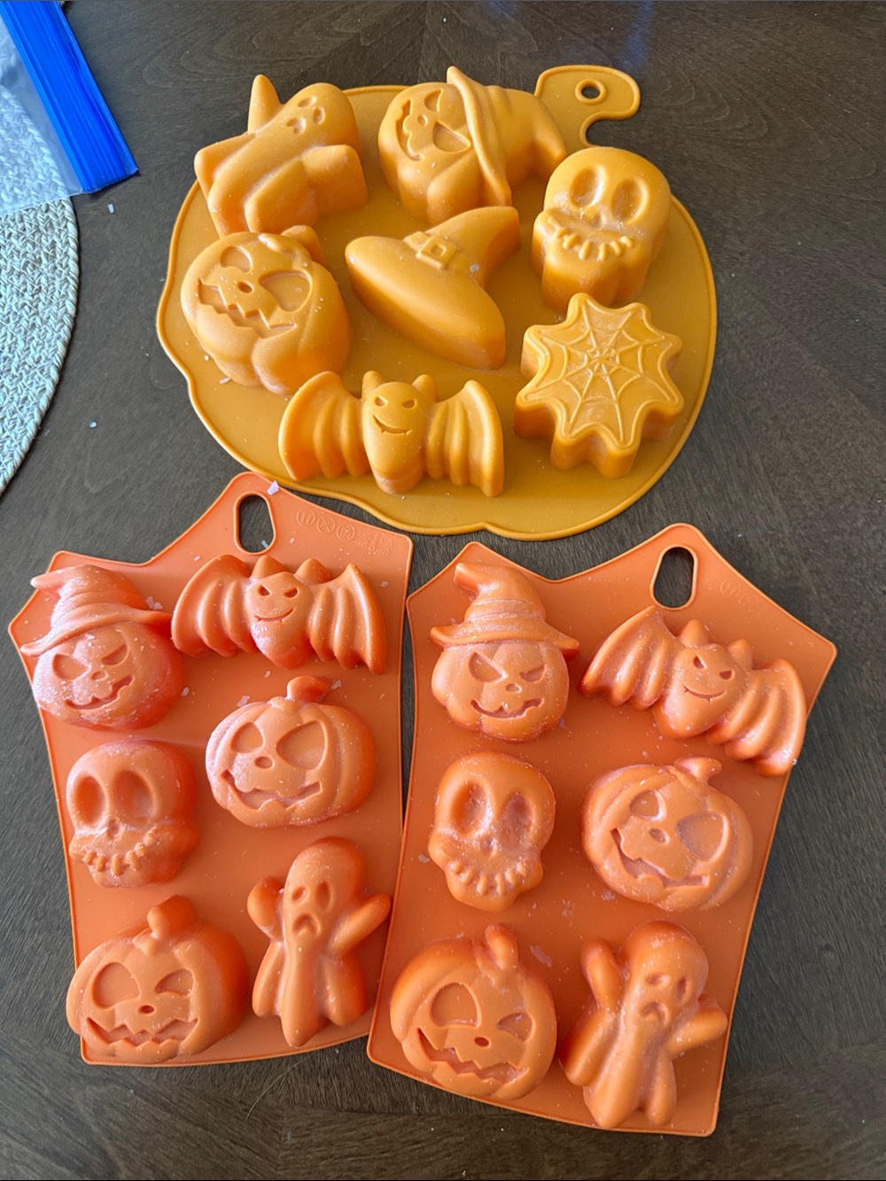 Halloween Silicone soap Mold - Orange